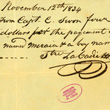 Receipt for Purchase of Meraia and Her Son Joseph for $450