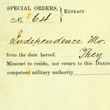 Order to A.O. Runyan and Family to Vacate the District of the Border