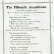 "The Fifteenth Amendment" 