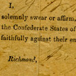 John Wharton&rsquo;s Oath to the Confederacy