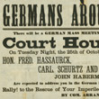 &ldquo;Germans Arouse!&rdquo; Broadside
